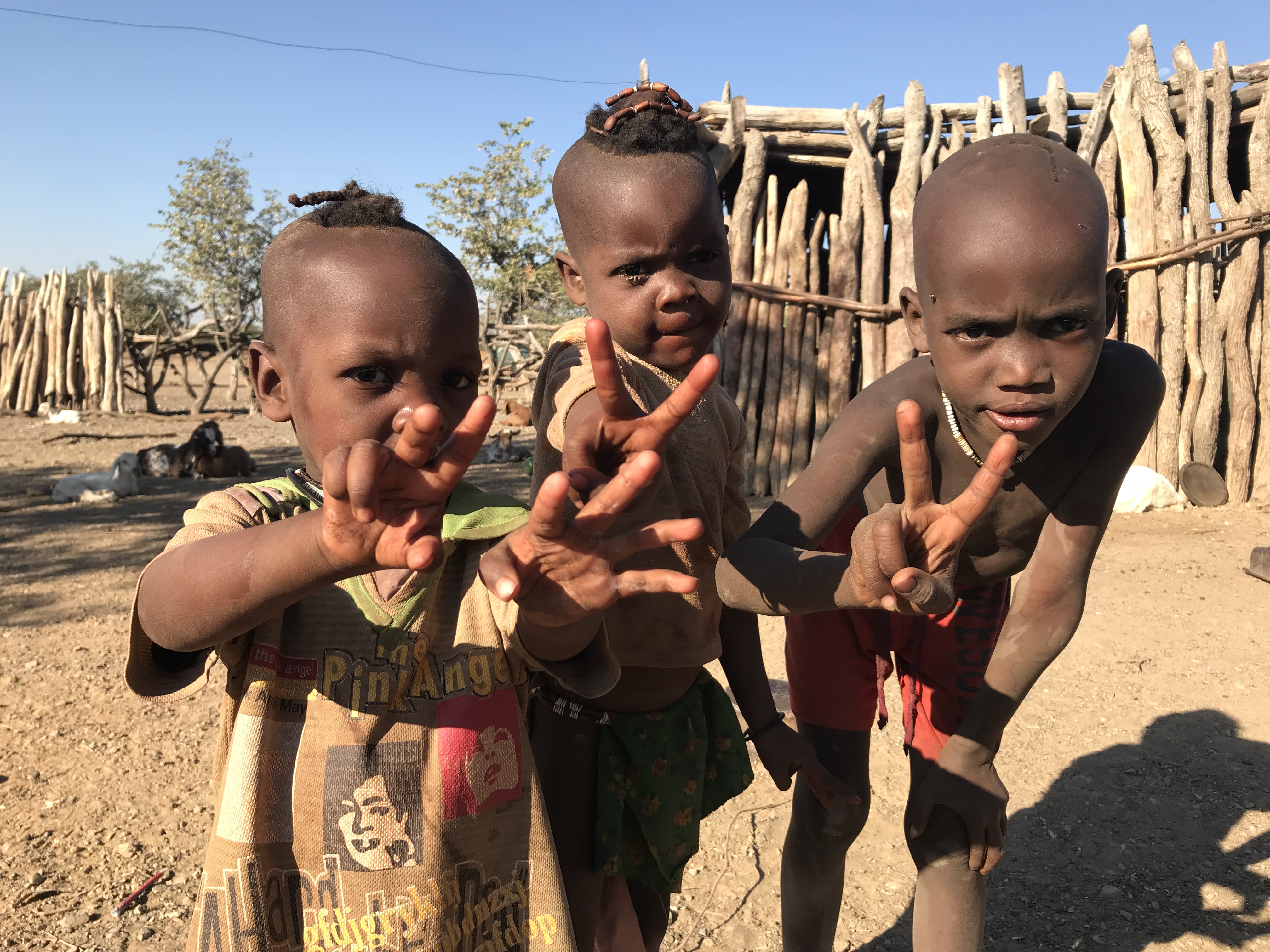 Herero children, Namibia